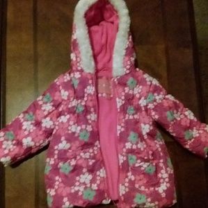 Toddler girls winter jacket.